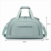 Borsa da viaggio KARAGANDA, 54x26x27 cm, Oxford, Azzurro