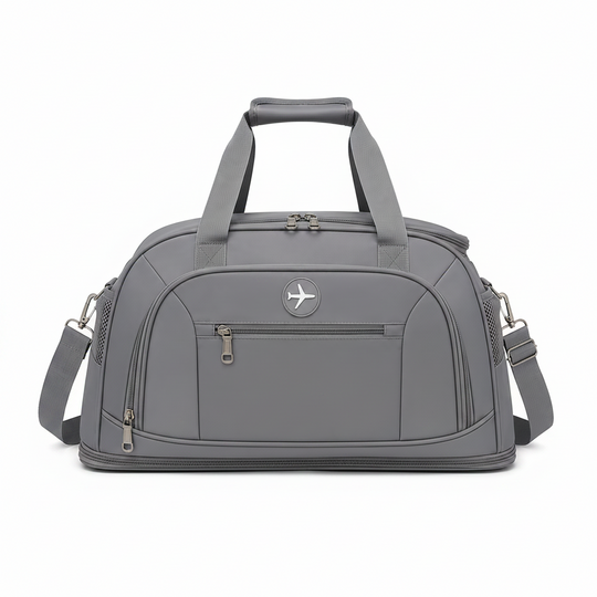 Borsa da viaggio KARAGANDA, 54x26x27 cm, Oxford, grigio