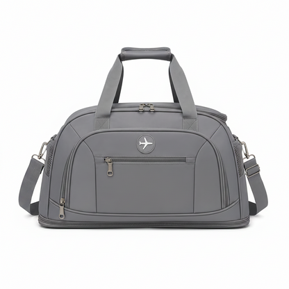 Borsa da viaggio KARAGANDA, 54x26x27 cm, Oxford, grigio
