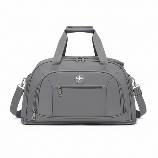 Borsa da viaggio KARAGANDA, 54x26x27 cm, Oxford, grigio