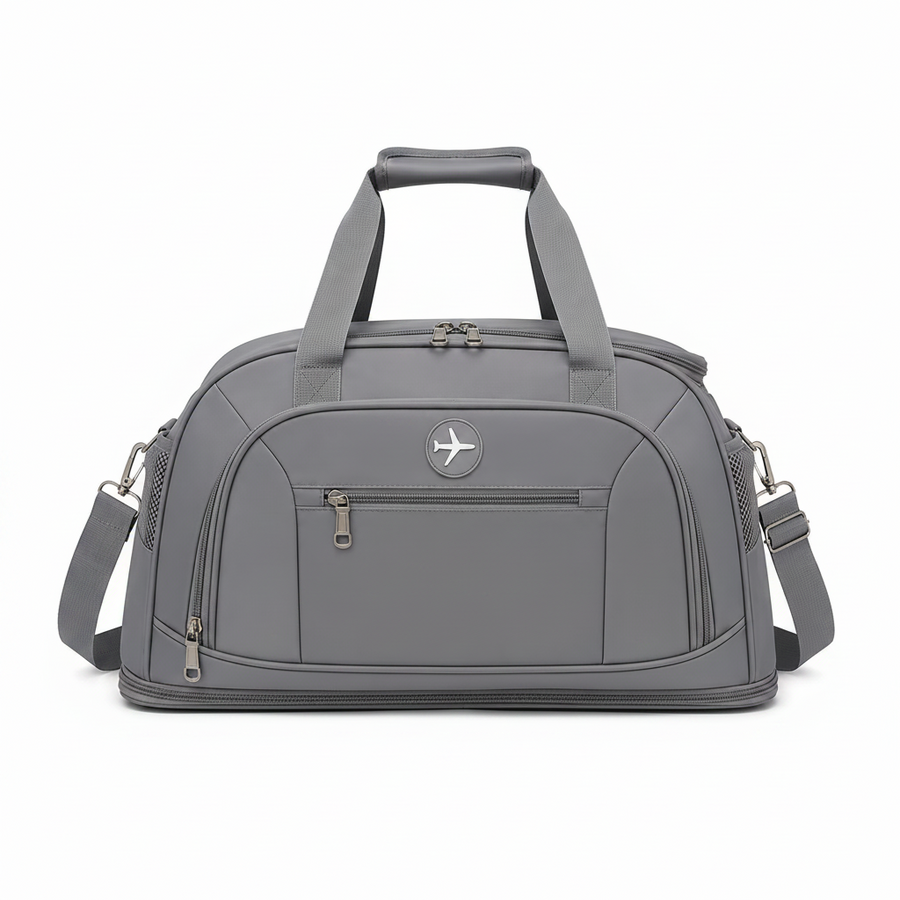 Borsa da viaggio KARAGANDA, 54x26x27 cm, Oxford, grigio