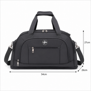 Borsa da viaggio KARAGANDA, 54x26x27 cm, Oxford, grigio scuro