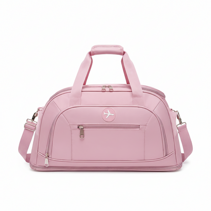 Borsa da viaggio KARAGANDA, 54x26x27 cm, Oxford, rosa