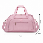 Borsa da viaggio KARAGANDA, 54x26x27 cm, Oxford, rosa
