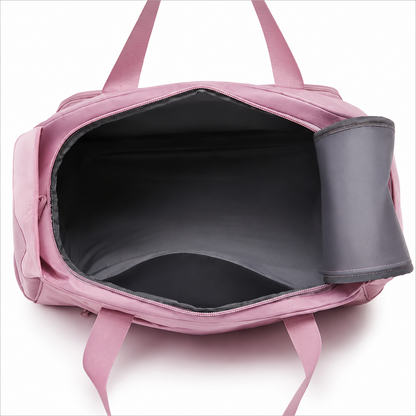Borsa da viaggio KARAGANDA, 54x26x27 cm, Oxford, rosa