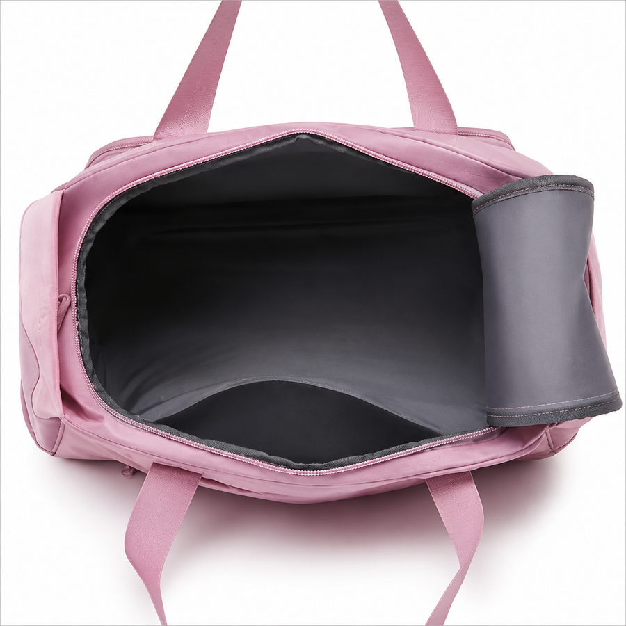 Borsa da viaggio KARAGANDA, 54x26x27 cm, Oxford, rosa