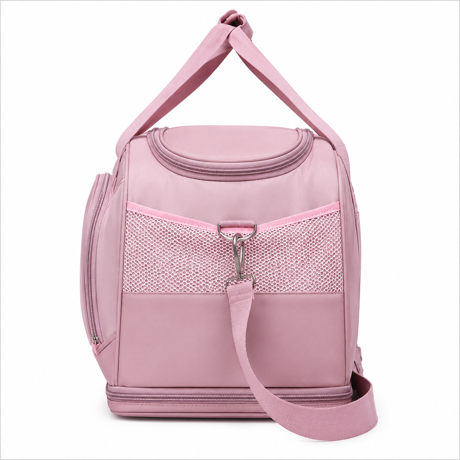 Borsa da viaggio KARAGANDA, 54x26x27 cm, Oxford, rosa
