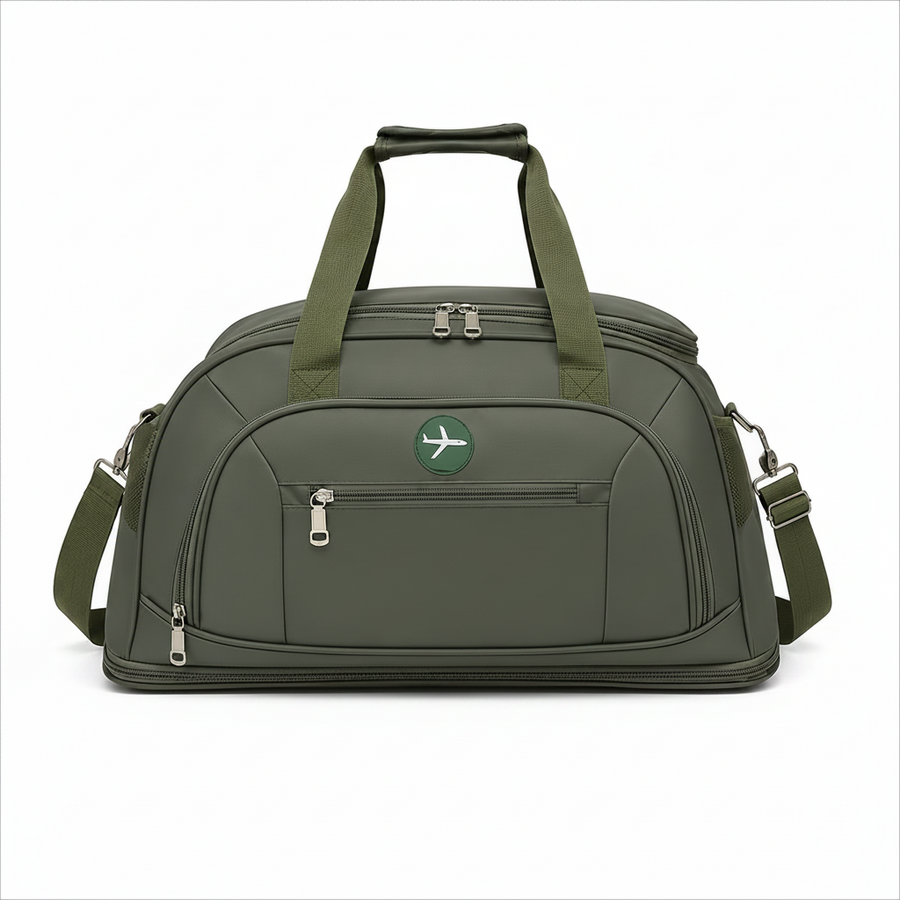Borsa da viaggio KARAGANDA, 54x26x27 cm, Oxford, verde