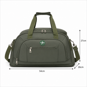 Borsa da viaggio KARAGANDA, 54x26x27 cm, Oxford, verde
