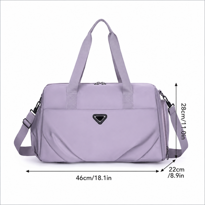 Borsa da viaggio SHYMKENT, 46x22x28 cm, Oxford, viola