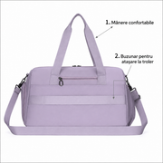 Borsa da viaggio SHYMKENT, 46x22x28 cm, Oxford, viola