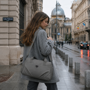 Borsa da viaggio SHYMKENT, 46x22x28 cm, Oxford, grigio verde