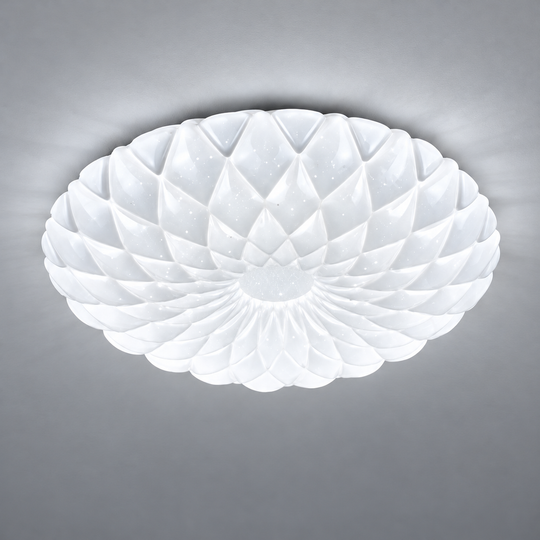 Lampada da soffitto PL154 LED 35 cm, 31W, 3000K / 4000K / 6000K, Bianco, Metallo e Acrilico