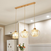 Lampadario Classico Moderno, Sospeso, Monica, 3 X E27, Oro, Metallo e Vetro, Altezza Regolabile Lampadari Classici Titolo predefinito Alessandro Design