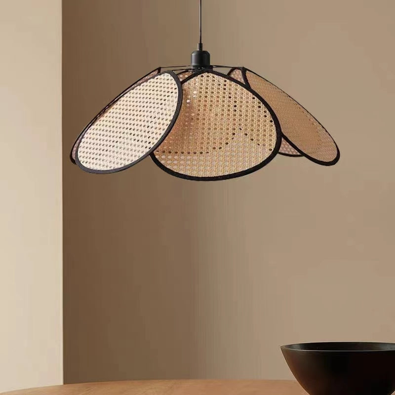 Lampadario vintage 1xE27, fienile, diametro 80 cm, legno e metallo, marrone Lampadari vintage Titolo predefinito Alessandro Design