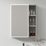 Mobili Bagno, Mobile Con Specchio LED T1141G/60 Specchi Mobile Grigio Titolo predefinito Alessandro Design