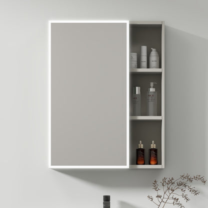 Mobili Bagno, Mobile Con Specchio LED T1141G/60 Specchi Mobile Grigio Titolo predefinito Alessandro Design