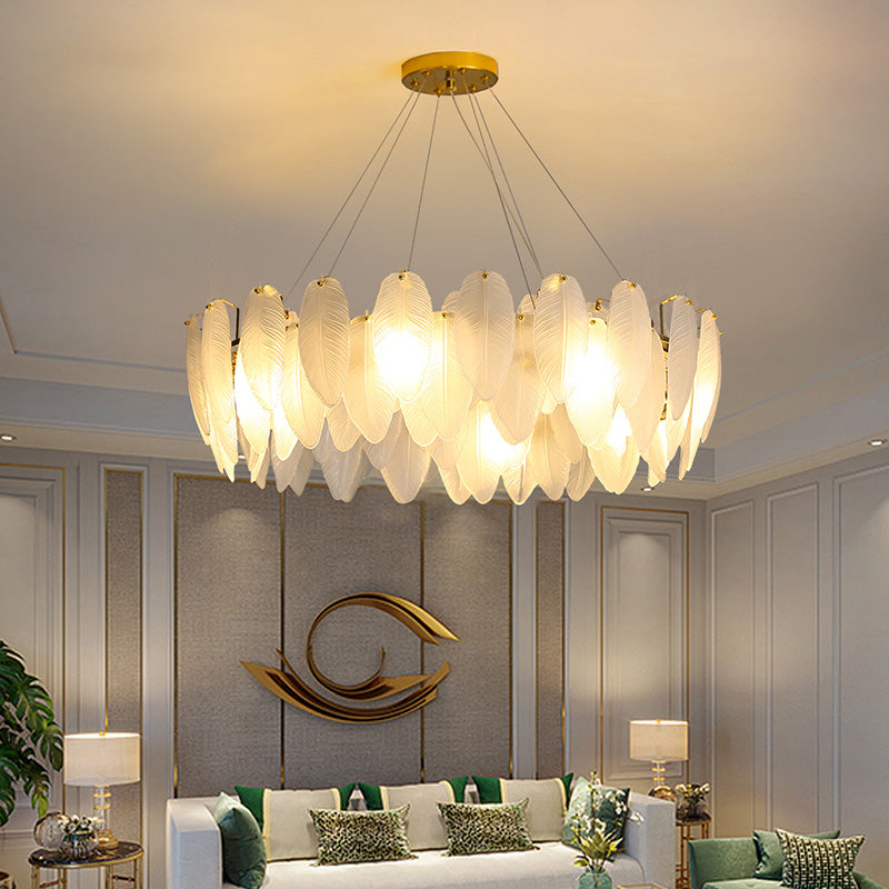 Lampadario in cristallo VICOMTE Eleganza, 6x E14, diametro 50 cm, oro, altezza regolabile Lampadari in cristallo Titolo predefinito Alessandro Design