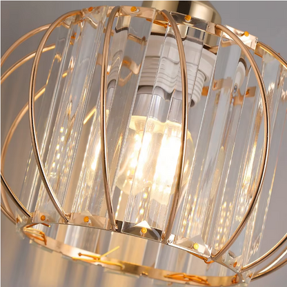 Lampadario Classico Moderno, Sospeso, Monica, 3 X E27, Oro, Metallo e Vetro, Altezza Regolabile Lampadari Classici Titolo predefinito Alessandro Design