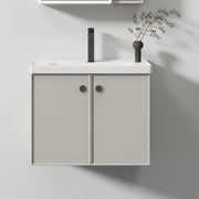 Mobili Bagno, Mobile Con Specchio LED T1141G/60 Specchi Mobile Grigio Titolo predefinito Alessandro Design