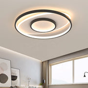 Lampadario LED con telecomando FIGURATO, 63W, 3 Cerchi, Luce Fredda/Calda/Neutra, Dimmerabile, Nero Lampadari LED con Telecomando Titolo predefinito Alessandro Design