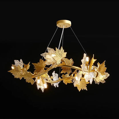Lampadario Moderno, LEAFORA Regalis, 2 Cerchi, 12xE14, Diametro 80cm, Oro, Altezza Regolabile, Metallo e Cristallo Lampadari Moderni Titolo predefinito Alessandro Design