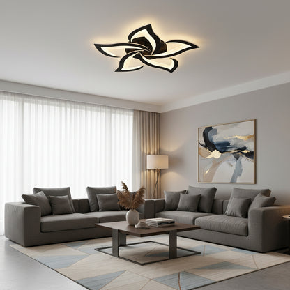 Lampadario LED con Telecomando LT660/5BK, 5 Elementi, 54W, Luce 3000/4000/6000K, Nero, Altezza Regolabile Lampadari LED con Telecomando Titolo predefinito Alessandro Design