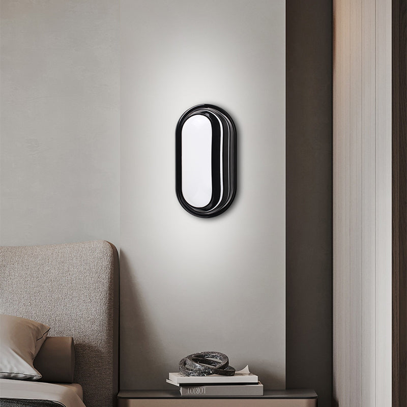 Lampada da Parete per Esterno LED AX322/214BK, Luce Calda 3000K, IP65, Lampada da Parete per Esterno Nera Titolo predefinito Alessandro Design