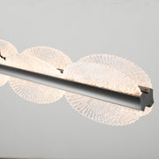 Lampadario LED a Sospensione con Telecomando ISOTTA 105W, Luce Fredda/Calda/Neutra 3000K/4000K/6000K, Dimmerabile, Altezza Regolabile, Nero e Argento, Lampadari a LED con Telecomando in Metallo e Cristallo Titolo predefinito Alessandro Design