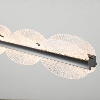 Lampadario LED a Sospensione con Telecomando ISOTTA 105W, Luce Fredda/Calda/Neutra 3000K/4000K/6000K, Dimmerabile, Altezza Regolabile, Nero e Argento, Lampadari a LED con Telecomando in Metallo e Cristallo Titolo predefinito Alessandro Design