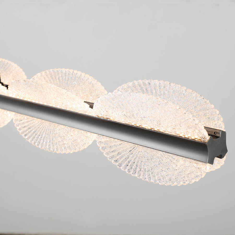 Lampadario LED a Sospensione con Telecomando ISOTTA 105W, Luce Fredda/Calda/Neutra 3000K/4000K/6000K, Dimmerabile, Altezza Regolabile, Nero e Argento, Lampadari a LED con Telecomando in Metallo e Cristallo Titolo predefinito Alessandro Design
