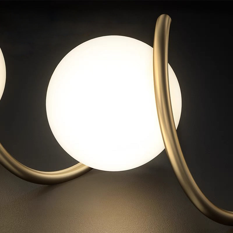 Lampadario LOFT Haven, 3x G9, Oro bianco, Metallo, Altezza regolabile, Lampadari moderni moderni Titolo predefinito Alessandro Design