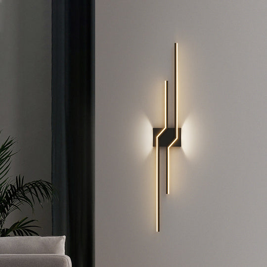 Aplica LED AL100BK 60W Negru Aplice de Interior Default Title Alessandro Design