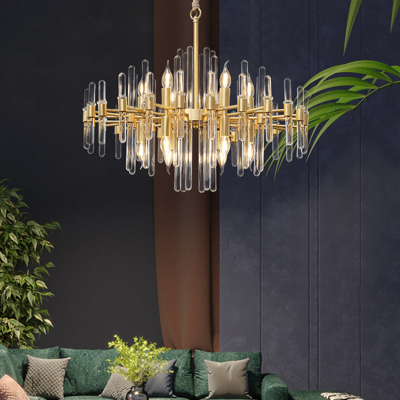Lampadario in Cristallo CC850/620GD, 10xE14, 62X45cm, Altezza Regolabile, Oro Lucido, Design Elegante, Metallo e Cristalli Lampadari in Cristallo Titolo predefinito Alessandro Design