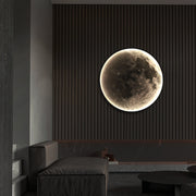 Lampada Decorativa da Parete a LED con Telecomando, Moon 34W Diametro 50CM Luce Calda Neutra Fredda 3000/4000/6000K Lampadari LED con Telecomando Titolo predefinito Alessandro Design