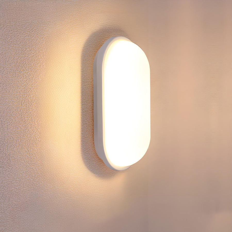 Lampada da Parete per Esterno a LED, IP65, Bianco, Luce Calda 3000K, Lampada da Parete per Esterno Bianca Titolo predefinito Alessandro Design