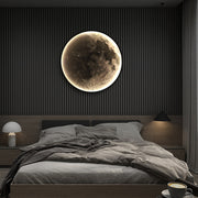 Lampada Decorativa da Parete a LED con Telecomando, Moon 34W Diametro 50CM Luce Calda Neutra Fredda 3000/4000/6000K Lampadari LED con Telecomando Titolo predefinito Alessandro Design