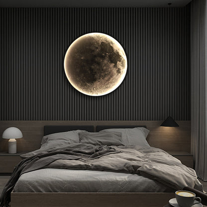 Lampada Decorativa da Parete a LED con Telecomando, Moon 34W Diametro 50CM Luce Calda Neutra Fredda 3000/4000/6000K Lampadari LED con Telecomando Titolo predefinito Alessandro Design