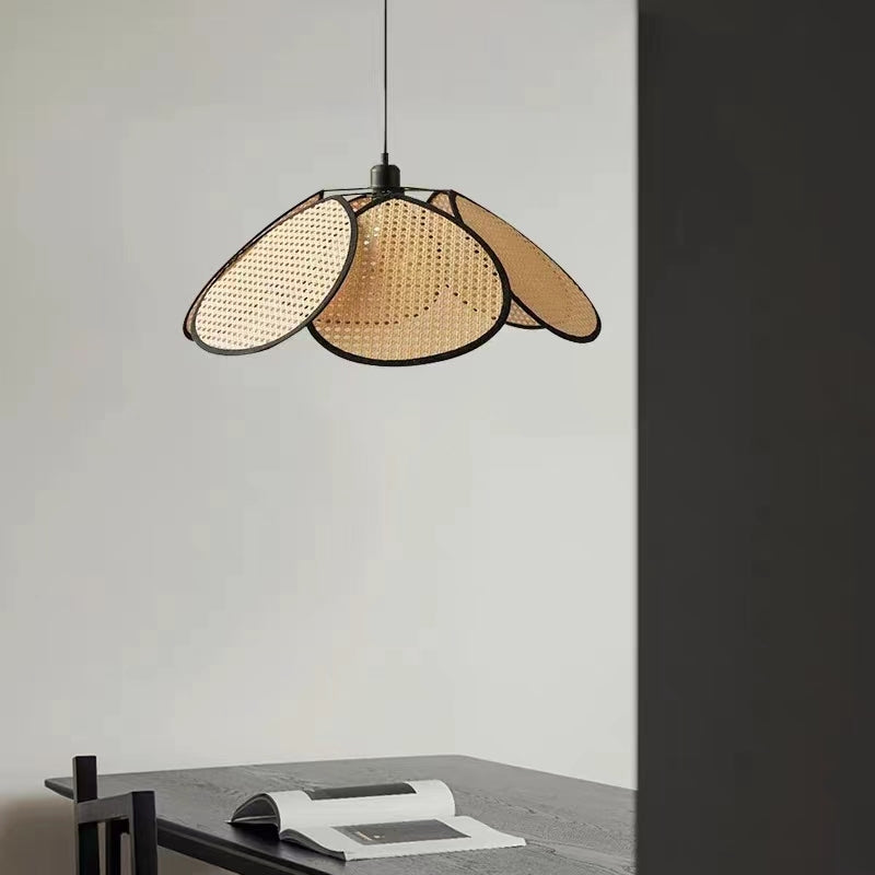 Lampadario vintage 1xE27, fienile, diametro 80 cm, legno e metallo, marrone Lampadari vintage Titolo predefinito Alessandro Design