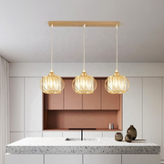 Lampadario Classico Moderno, Sospeso, Monica, 3 X E27, Oro, Metallo e Vetro, Altezza Regolabile Lampadari Classici Titolo predefinito Alessandro Design