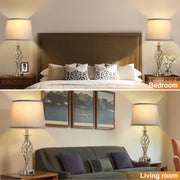 Lampada VZ212WH, 1x E27, Metallo e tessuto, Bianco e oro Lampade e lampade Titolo predefinito Alessandro Design
