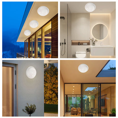Lampada da Parete per Esterno a LED AX310/162WH, Luce Calda 3000K, Diametro 16,2 cm, IP65, Lampada da Parete per Esterno Bianca Titolo predefinito Alessandro Design