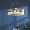 CASERTA Nobile Lampadario LED con Telecomando, 41W, Dimmerabile, Diametro 40cm, Oro