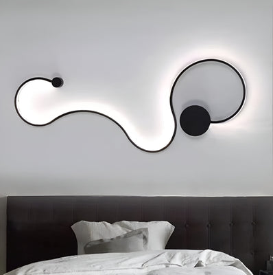 Lampada LED Delilah 36W Decorativa Luce Fredda/Calda/Neutra in Metallo e Silicone Nero