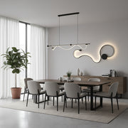 Lampada da parete a LED Delilah 36W Luce decorativa Fredda/Calda/Neutra Lampade da parete per interni in metallo e silicone nero Titolo predefinito Alessandro Design
