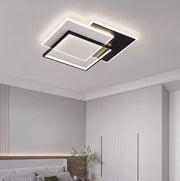 Lampadario a LED con telecomando CHIARA 98W, 3 Quadrati, Luce Fredda/Calda/Neutra, Dimmerabile, Nero Lampadari a LED con telecomando Titolo predefinito Alessandro Design
