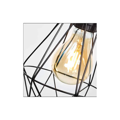 Lampadario Aethra, 1x E27, metallo, nero Lampadari industriali Titolo predefinito Alessandro Design