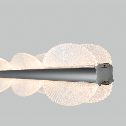 Lampadario LED a Sospensione con Telecomando ISOTTA 105W, Luce Fredda/Calda/Neutra 3000K/4000K/6000K, Dimmerabile, Altezza Regolabile, Nero e Argento, Lampadari a LED con Telecomando in Metallo e Cristallo Titolo predefinito Alessandro Design