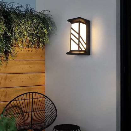 Applique da esterno LED AX140BK 20W Bianco Nero Applique da esterno Titolo predefinito Alessandro Design