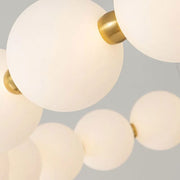 Lampadario LED Aurelia 41W in acrilico con telecomando, dimmerabile, 3000K/4000K/6000K, Lampadari LED in oro, metallo e acrilico con telecomando Titolo predefinito Alessandro Design